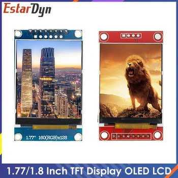 1.77 1.8 palcový TFT LCD Modul LCD Displej SPI sériové 51 vodiči 4 IO ovládač TFT Rozlíšenie 128*160 1.8 palcový TFT rozhranie