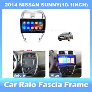 10,1-palcový 2din autorádia prístrojovú dosku Na NISSAN Sunny 2014 Stereo Panel, Pre Teyes Auto Panel S Dual Din CD, DVD Rám