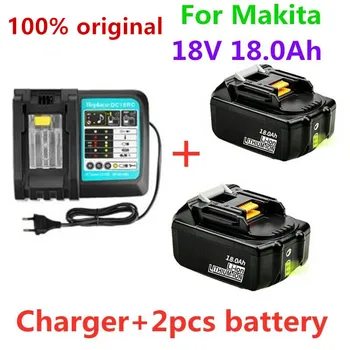 100% neue 18V 18,0 EINE Wiederaufladbare Battery18000mAh Li-Ion Akku Moc für MAKITA BL1880 BL1860 BL1830
