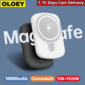 10000mAh Magnetické Powerbank Magsafe Power Bank Prenosné Bezdrôtové Nabíjačky Pre iPhone 14 13 12 Vonkajšie Pomocného Akumulátora