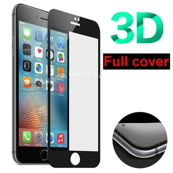 100ks DHL 3D Carbon Fiber Kolo Okraji Plné Pokrytie Telefón Tvrdeného Skla Pre iphone 7 6 6 Plus iphone7 6 Screen Protector Film