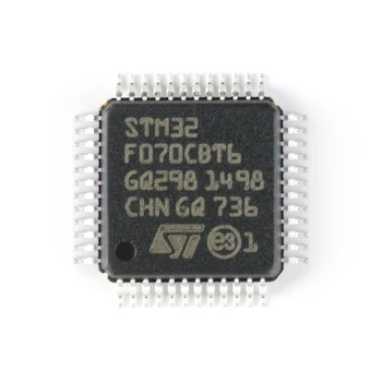10pcs/Veľa STM32F070CBT6 LQFP-48 RAMENO Mikroprocesory - MCU Prúdu Arm Cortex-M0 Hodnota r. MCU 28 Kbytes Flash , 48 MHz