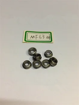 10pcs/veľa 3mm MF63ZZ MF63Z 3X6 X2.5 MM MF63 Miniatúrne Príruby Hlboké Drážky loptu Radiálne Guľkové Ložisko