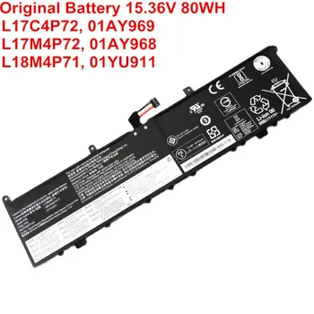 15.36 V 80WH Skutočné L17C4P72 L17M4P72 L18M4P71 Notebook Notebook Batéria Pre Lenovo ThinkPad P1 X1 Extrémne X1E 01YU911 SB10S57317