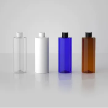 15pcs/veľa 500 ml Plastová Fľaša Plastová Spp Clear/White/Blue/Hnedý Krém Vzorky Fľaše Prázdne Kozmetické Kontajner na Cestovanie