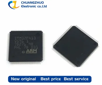 1Pcs Nový, originálny STM32F413VGT6 1MB ARM Cortex-M4 320KB 100MHz FLASH 81 LQFP-100(14x14) Microcontroller Jednotky