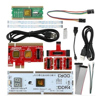 1Set PCI/PCIE/LPC/Minipci-E/ES USB Tester DDR34 Tester Karty Bluetooth Diagnostické Karty