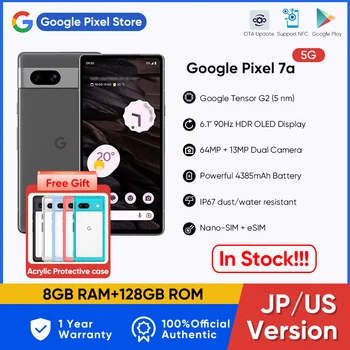2023 NOVÝ Google Pixel 7A 5G Smartphone Google Tensor G2 Octa-Core 8GB 128GB 6.1