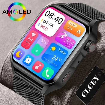 2023 Nové technológie NFC Smartwatch Mužov AMOLED HD Displej, Vždy Zobrazovať Čas Bluetooth Hovor, Vodotesný IP68 Smart Hodinky Pre Ženy Xiao