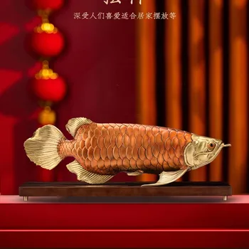 2023 vysoký stupeň veľa šťastia Dragon zlaté Ryby Bohatstvo Arowana HOME OFFICE BAR CLUB dekorácie priniesť šťastie, peniaze Socha Zľava