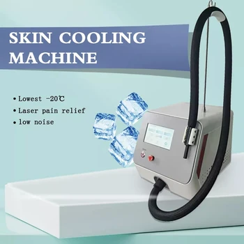 2023Best-predaj Prenosný Mini Zimmer Cryo Studený Vzduch Kože Chladiaci Stroj Pre Laserové Ošetrenie Prístrojom