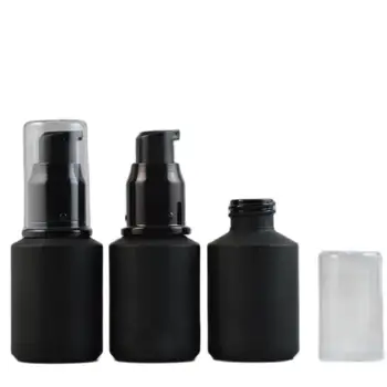 30ML 20pcs/veľa Matné Čierne Sklo Lotion Fľaše, Kozmetická Emulzia Naplniteľné Fľaše, DIY High-end Sklo spreju,Krása Nástroj