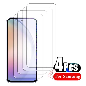 4PCS Sklo Na Samsung Galaxy A54 Tvrdeného Skla Pre Samsung Galaxy A54 A14 A24 A34 Screen Protector Ochranná Telefón Film