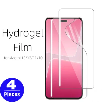 4Pcs 9D kryt Nie Skla pre xiao 11 11i 11x 11T 13 pro 12 lite NE 12x 12T 12s Ultra 10 Hydrogel film 10 TON 10s screen protector