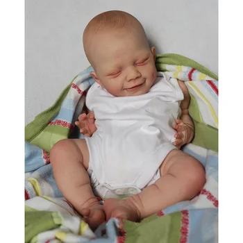 50 Reborn Baby Doll Novorodenca apríla Mäkká Plyšová Telo Realistický 3D Pokožky s Viditeľným Žily Vysoko Kvalitné Ručne vyrábané Bábiky