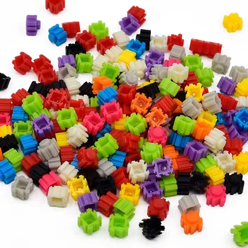500/1000Pcs 6*6 mm Pixel Umenie Puzzle Micro Diamond Stavebné Bloky DIY Tvorivé Malých Tehál Model Údaje Deti Vzdelávacie Hračky