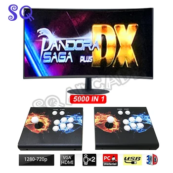 5000 v 1 Pandora Saga DX PLUS Arcade Konzoly 2/4 HRÁČOV WIFI Radič Videa, Hry Pre Arcade Machine Skrine