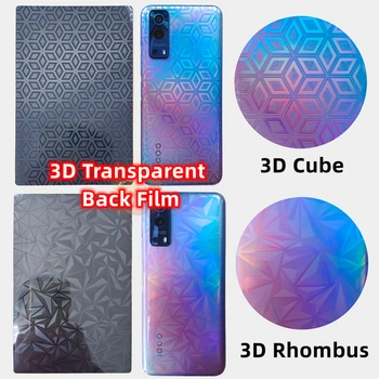 50pcs 3D Zadný Kryt Nálepky Chránič Transparentné Pokožky Membrány Pre Rezací Ploter Stroj Dekoratívne Zadný Kryt Pre iPhone