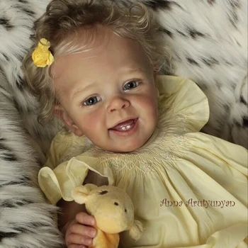 60 CM, 3D Farby Pokožky, Mäkké Silikónové Reborn Yannik Baby Doll Pre Dievča Umenie Bebe S Ciev Realisticky Ručne Vyrobené Batoľa Hračka