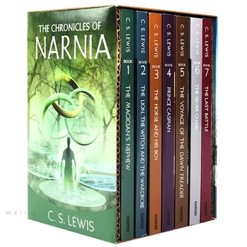 7 Kníh Pôvodnej Anglickej Verzie Narnia Kroniky 8 Rokov A Vyššie, Anglický Mimoškolské Čítanie Kníh