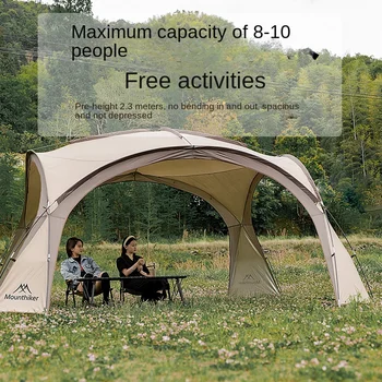 8-10Person Outdoor Camping Dome Stany Svetlo Luxusné Kolo Veľký Prístrešok, Veľká Markíza Pergola Stan
