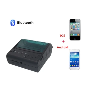 8003 POS Pokladňa Účet List Bezdrôtové Bluetooth Android IOS APLIKÁCIÍ pre Mobilné Prenosné Mini 80 mm Tepelná Tlačiareň Továreň na Predaj