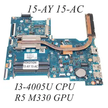 815241-001 AHL50 ABL52 LA-C701P Pre HP 15-AY 15-AC Notebook Doske I3-4005U CPU R5 M330 GPU chladič S