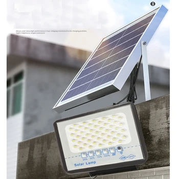 A2 LED Solárne Pouličné Lampy, Super Svetlé Reflektory 400 W Veľké Svietidla Pokazené Bezdrôtový Projektor Pre Vonkajšie Záhradné Dvore Cesta