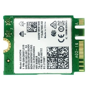 AC8265 Bezdrôtovej Sieťovej Karty 2.4 GHz-5 ghz Dual-Band M. 2 Wifi Karta s IPEX4 Generácie Flexibilná Anténa pre Jetson Nano