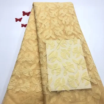 Africké čipky textílie s flitrami 2019 najnovšie sequin tkaniny vysokej kvality tylu flitrami čipky textílie pre strany RF98