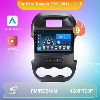 Android 10 autorádio Pre Ford Ranger F250 2011 2012 2013 2014 Strednej Multimediálne CarPlay Android Auto Video Prehrávač, GPS Autoradio