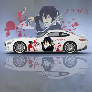 Anime Noragami 2ks karosérie Nálepka pre Univerzálne Veľké Auto Odtlačkový Auto Strane Nálepky na Auto Nálepky, Nálepky Odtlačkový