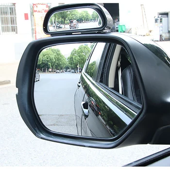 Auto Blind Spot Zrkadlo vozidla-montáž pomocných zrkadlo Široký uhol spätné zrkadlo na vozidle vyčnievajúce časti parkovanie pomoci