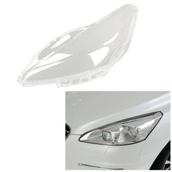 Auto Pravého Svetlometu Shell Tienidlo Lampy Transparentný Kryt Objektívu Kryt Svetlometu pre Peugeot 508 2011-2014