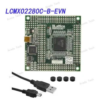 Avada Tech LCMXO2280C-B-EČV doska Breakout MACHXO 2280 CPLD USB puzzle B konektor pre napájanie a programovanie 8LED svetlá