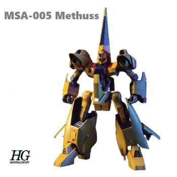 BANDAI Pôvodné HG 1/144 MSA-005 Methuss Transformáciu Robota Hračka Zostaviť Model Auta Akčné Figúrky