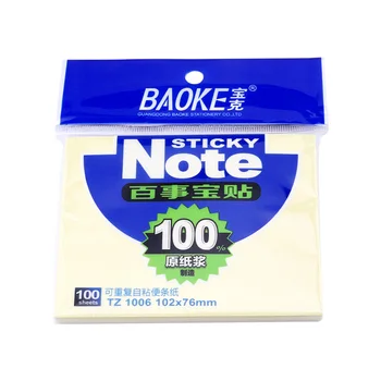 BAOKE TZ1006 Sticky Note 100 Listov 102×76 mm