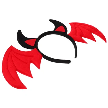 Bat Krídla Hlavový Most Halloween Headdress Strane Čelenky Prop Cosplay Pokrývky Hlavy Vlasy Dekorácie