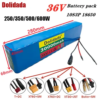 Batterie lítium-iónová 10S3P 36V 30Ah 18650 350/500W pour velo skúter moto et Skúter électrique
