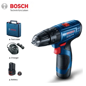 Bosch GSB 120-LI Akumulátorové Vŕtačka s 2 Batérie 20 Upraviť Rýchlosť Elektrický Skrutkovač Vplyv Vŕtačka Multi-funkčné náradie