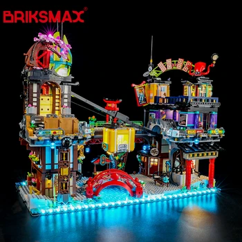 BriksMax Led Svetla Kit, alebo 71799 Mesto, Trhy Stavebné Bloky Nastavenie (NIE Zahŕňajú Modelu) Tehly Hračky pre Deti,