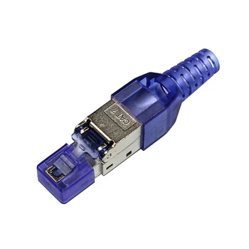 CCTV Kábel siete Ethernet Nástroj-menej Crystal na Hlavu Plug CAT7 Konektor RJ45 Nástroj-les