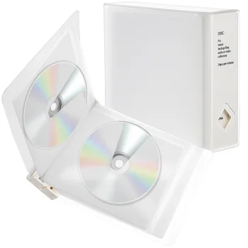 CD Prípade Praktické CD Držiteľ Jednoduché Disk Skladovanie Organizátor Prenosné úložiská Držiak pre Koľaji Office Home