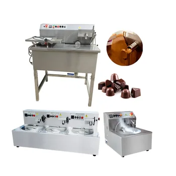 CE Schválené Stroj, Aby sa Čokoláda / 8 kg 15 kg 30 kg Malé Čokoládové Formovacie Stroje / Temperovanie Čokolády Stroj