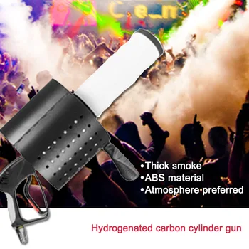 CO2 DJ LED Farebný Papier Vzduchu Stĺpec Zbraň Prenosné Postrekovače Ručné Atmosféru Interakcie Suchého Ľadu Zariadenia Na Javisku A Koncert