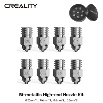 CREALITY 8pcs Bi-kovové High-end Tryska Držiak pre CR-10 S5/CR-20 Pro/vzdať sa-3 S1/vzdať sa-3 V2 Neo/vzdať sa-2 Pro 3D Tlačiarne diely