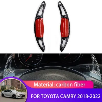 Carbon Fiber Auto Volant, Radenie DSG Pádlo Rozšírenie pre Toyota Camry Altis XV70 2018 2019 2020 2021 2022 Auto-styling