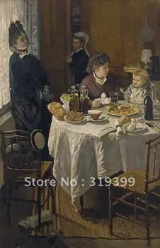 Claude Monet Olej Reprodukcia Maľby, olejomaľby,Claude Obed (1868) ,100% ručne vyrábané,Doprava Zdarma,múzeum Kvality