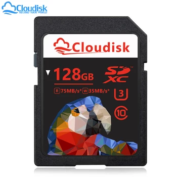 Cloudisk SD Karta 4 GB 8 GB 16 GB 32 GB, 64 GB 128 GB SDXC UHS-I Karty C10 U3 V30 4K UHD SD Pamäťovej Karty Flash Pre Kameru