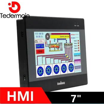 Coolmay 7 palcový HMI TK6070FH/HD Voliteľný WIFI 800*480 pixelov farebný HMI dotykový displej priemyselný monitor CNC radič auta